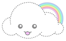 Cloudy Cute sticker #602697