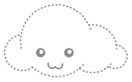 Cloudy Cute sticker #602702