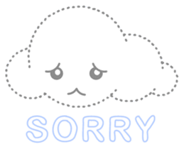 Cloudy Cute sticker #602703
