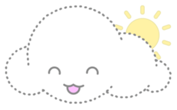 Cloudy Cute sticker #602705
