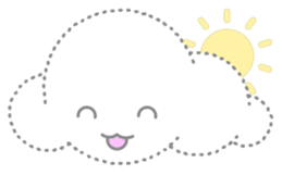 Cloudy Cute sticker #602705