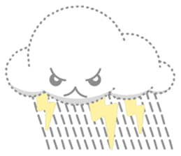 Cloudy Cute sticker #602706