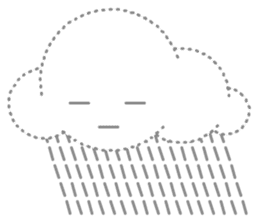 Cloudy Cute sticker #602707