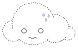 Cloudy Cute sticker #602709