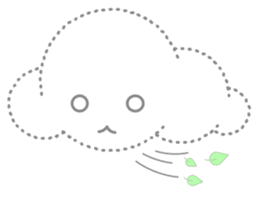 Cloudy Cute sticker #602713