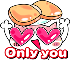 Funny very cute sushi cat sticker #603098