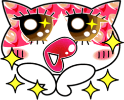 Funny very cute sushi cat sticker #603115