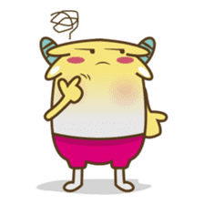 Ropopo the fat and funny monster sticker #603371