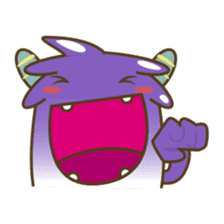 Ropopo the fat and funny monster sticker #603372