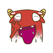 Ropopo the fat and funny monster sticker #603373