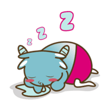 Ropopo the fat and funny monster sticker #603377