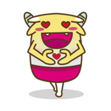 Ropopo the fat and funny monster sticker #603378