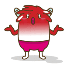 Ropopo the fat and funny monster sticker #603380