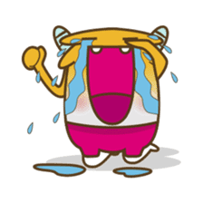 Ropopo the fat and funny monster sticker #603381