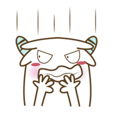 Ropopo the fat and funny monster sticker #603382