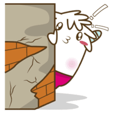 Ropopo the fat and funny monster sticker #603385