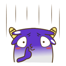 Ropopo the fat and funny monster sticker #603386