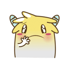 Ropopo the fat and funny monster sticker #603392