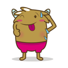 Ropopo the fat and funny monster sticker #603394
