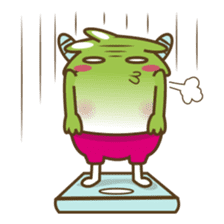 Ropopo the fat and funny monster sticker #603396