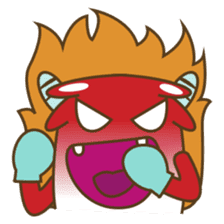 Ropopo the fat and funny monster sticker #603401