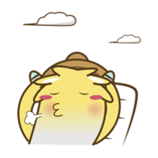 Ropopo the fat and funny monster sticker #603402