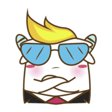 Ropopo the fat and funny monster sticker #603403