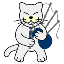 otonaneko in scotland sticker #603410