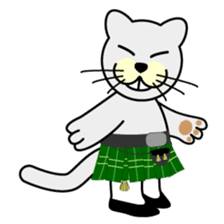 otonaneko in scotland sticker #603413