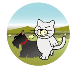 otonaneko in scotland sticker #603415