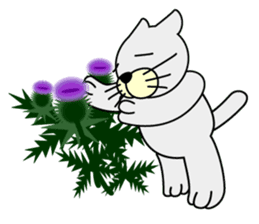 otonaneko in scotland sticker #603418