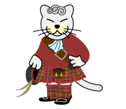 otonaneko in scotland sticker #603426