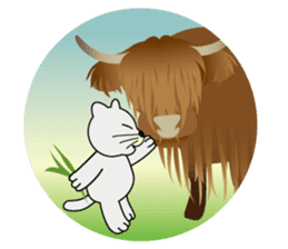 otonaneko in scotland sticker #603428
