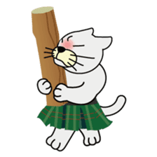 otonaneko in scotland sticker #603432