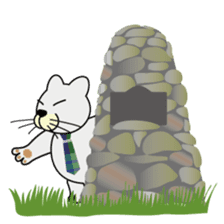 otonaneko in scotland sticker #603435