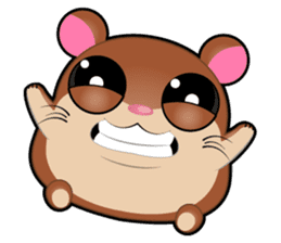 Boola, the happy hamster sticker #603691