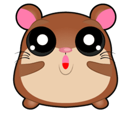Boola, the happy hamster sticker #603692