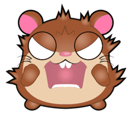 Boola, the happy hamster sticker #603695