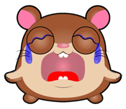 Boola, the happy hamster sticker #603697