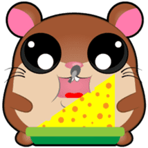 Boola, the happy hamster sticker #603699