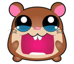 Boola, the happy hamster sticker #603700