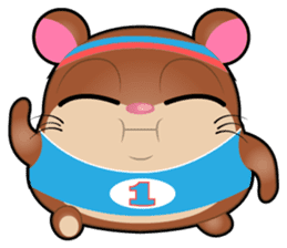 Boola, the happy hamster sticker #603707