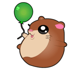 Boola, the happy hamster sticker #603708