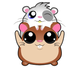 Boola, the happy hamster sticker #603709