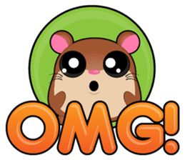 Boola, the happy hamster sticker #603711