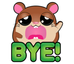 Boola, the happy hamster sticker #603713