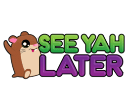 Boola, the happy hamster sticker #603716