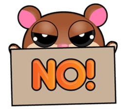 Boola, the happy hamster sticker #603718