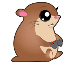 Boola, the happy hamster sticker #603720