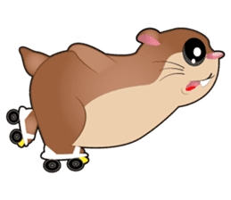 Boola, the happy hamster sticker #603722